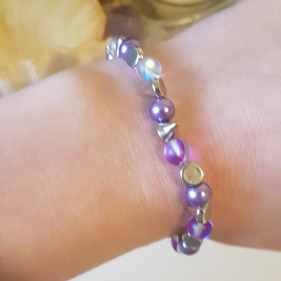 🧜🏼‍♀️ Spiked Mermaid glass bracelet - Picture 3 of 4